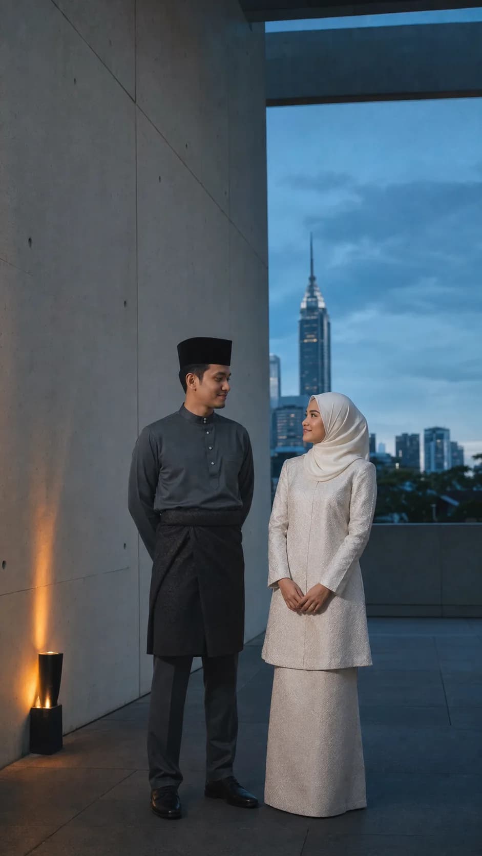 Bab ketibaan kad kahwin digital sinematik Scene One
